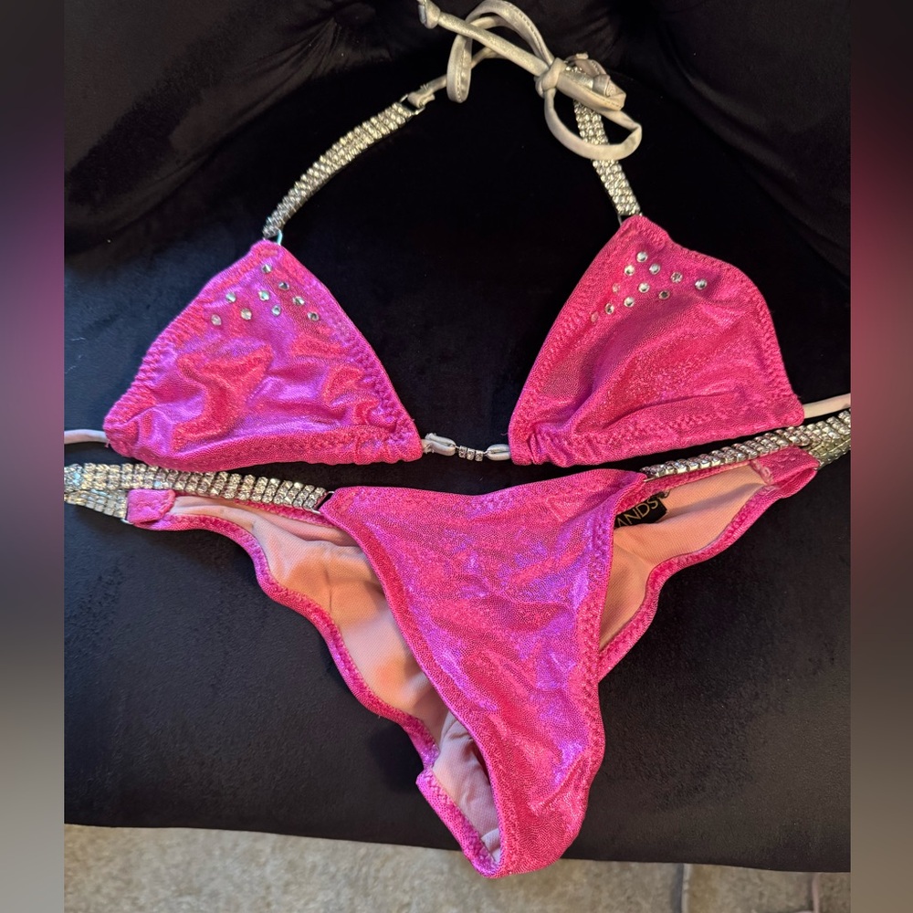 Ravish Sands Competition Bikini Hot Pink. Show day  and/or Posing Practice suit